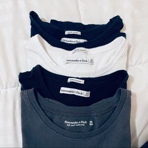 A&F 100% Cotton T-Shirts 4-Pack